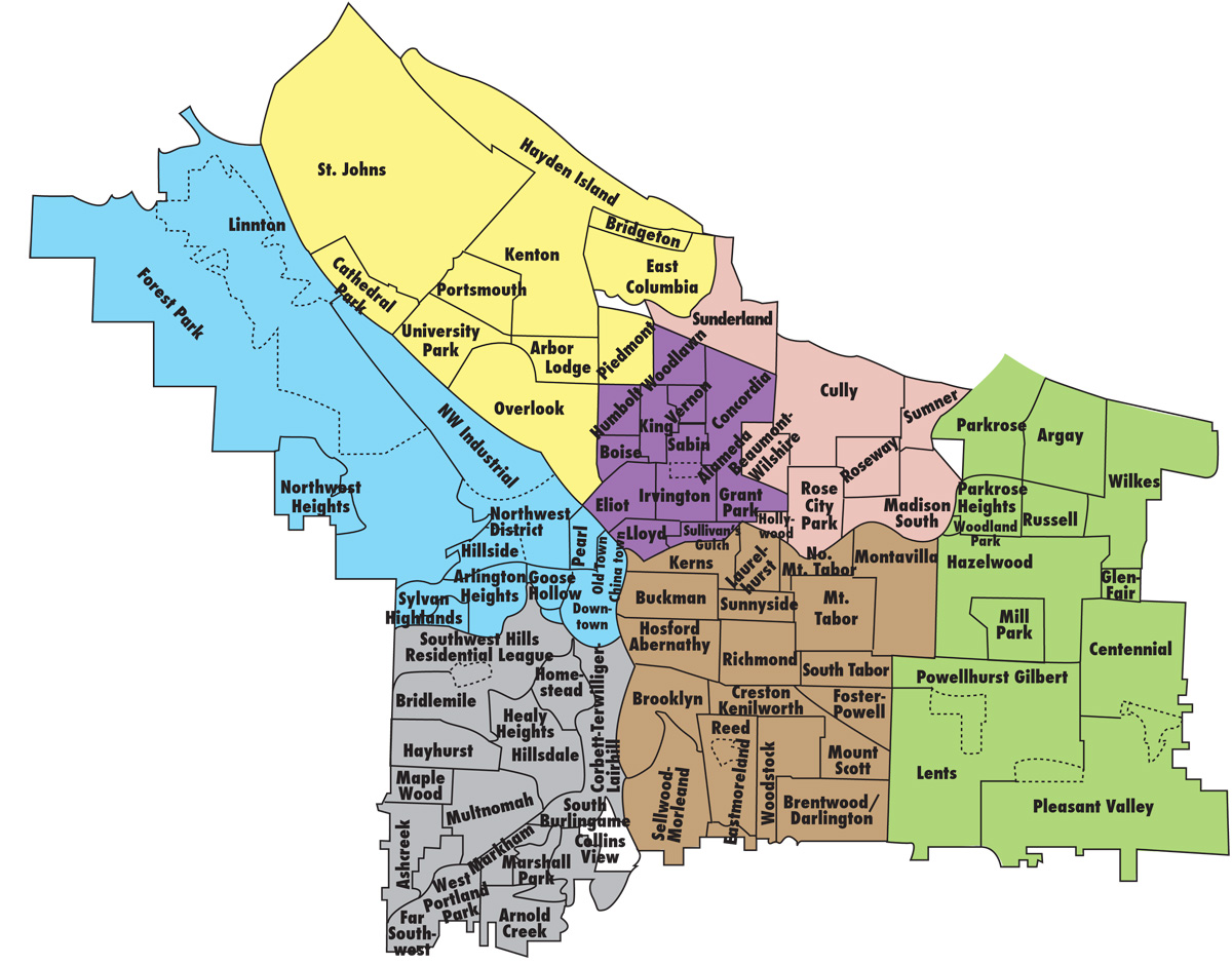 Portland-Oregon-Neighborhood-Map